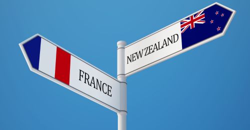 Distance entre la France et la Nouvelle-Zélande