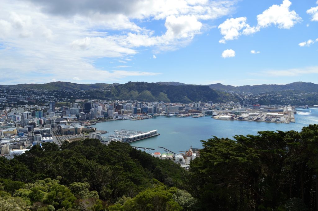 Wellington vue du mont victoria
